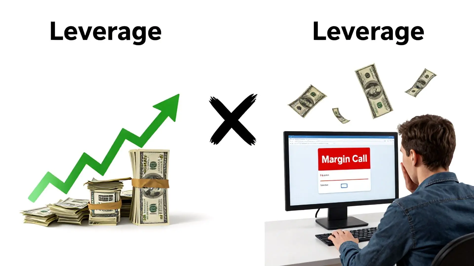 양날의 검, 레버리지와 원금 초과 손실의 위험