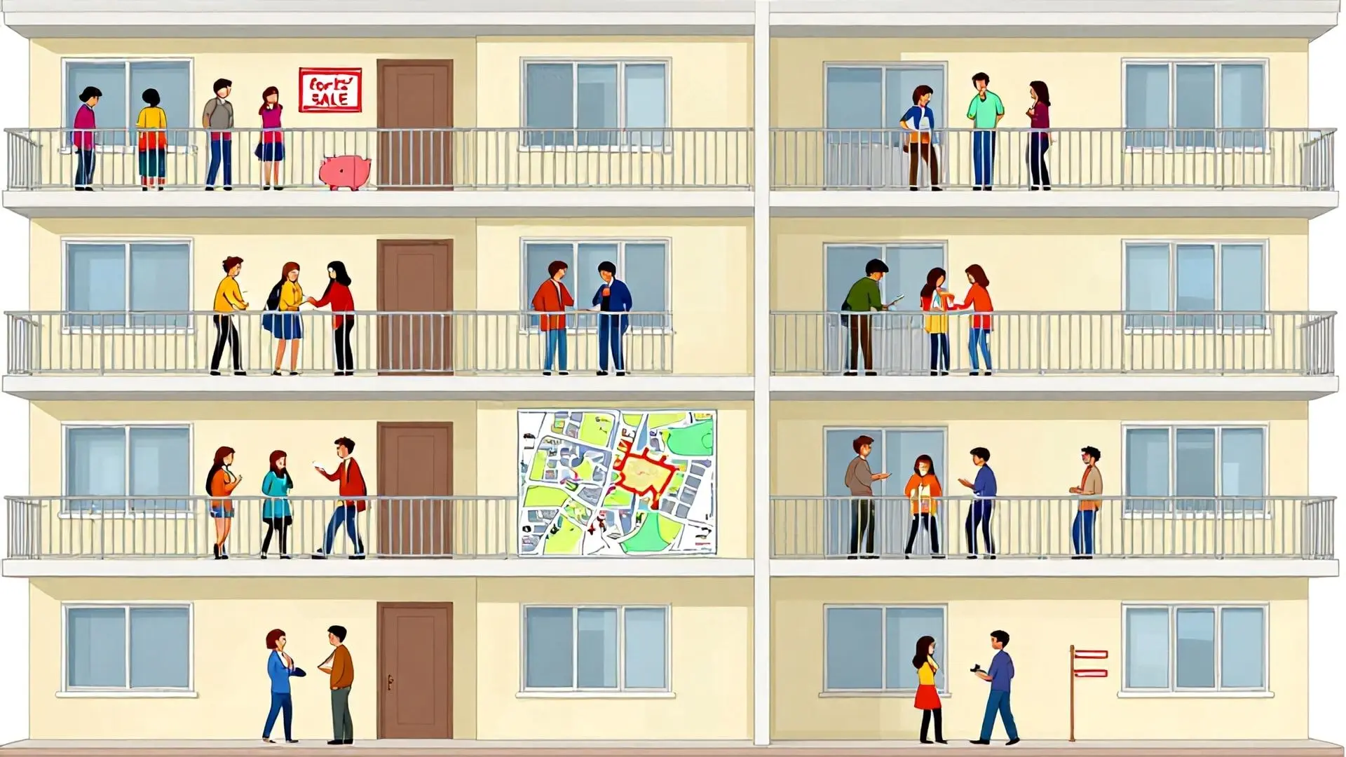 2. 지상 1층~4층: 종잣돈 마련과 내 집 마련의 시작