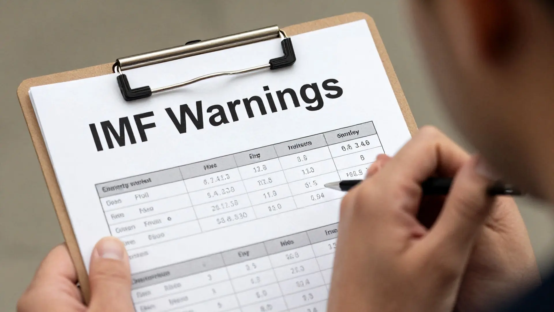 서론: IMF의 경고, 이제 당신의 이야기입니다