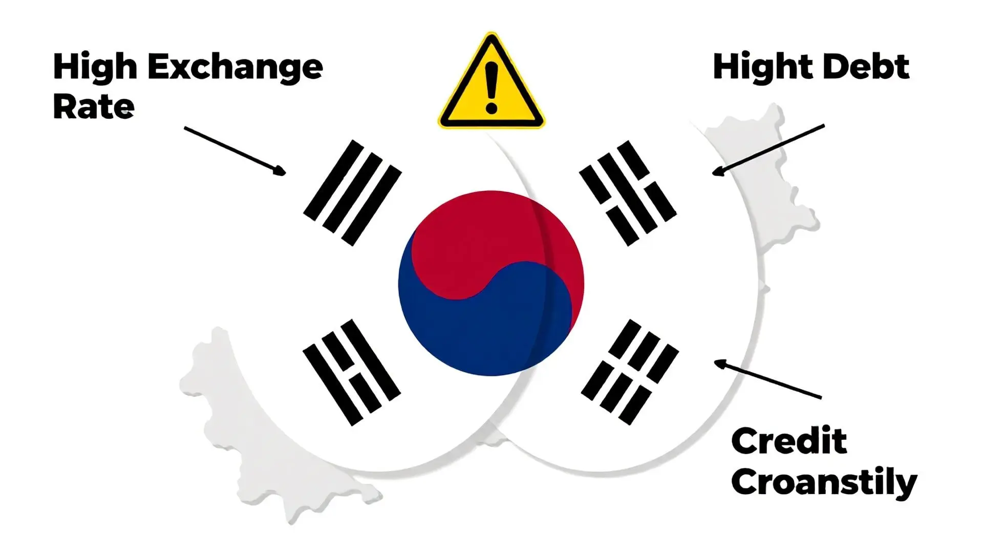 고환율, 고부채, 신용경색: 한국 경제의 삼중 압박