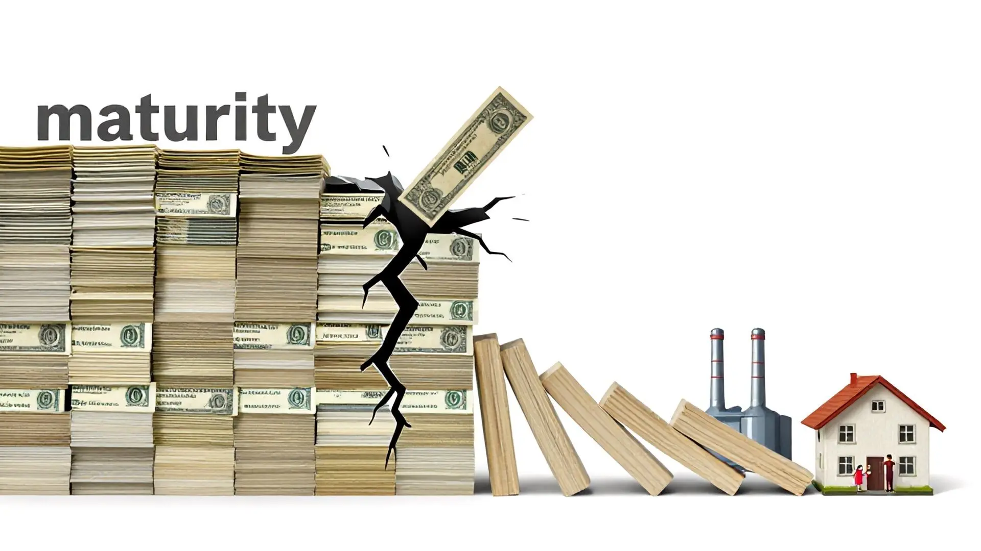 다가오는 회사채 만기벽과 연쇄 부도의 위험