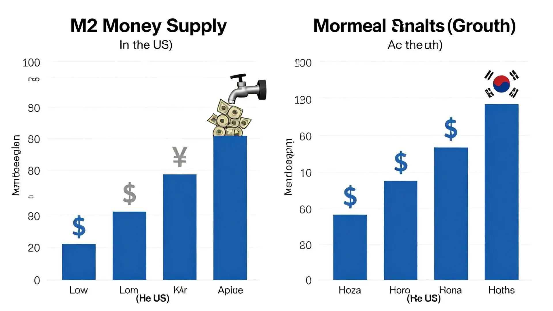 2. 한국의 과도한 통화량 증가와 달러 환전 지연 문제