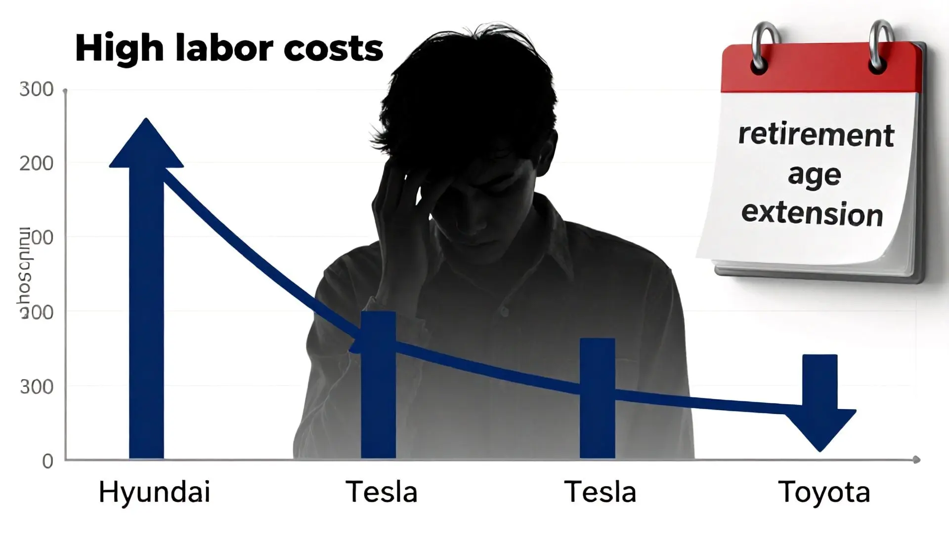 3. 과도한 인건비, 정년 연장 요구: 기업 경쟁력과 청년 일자리의 위협