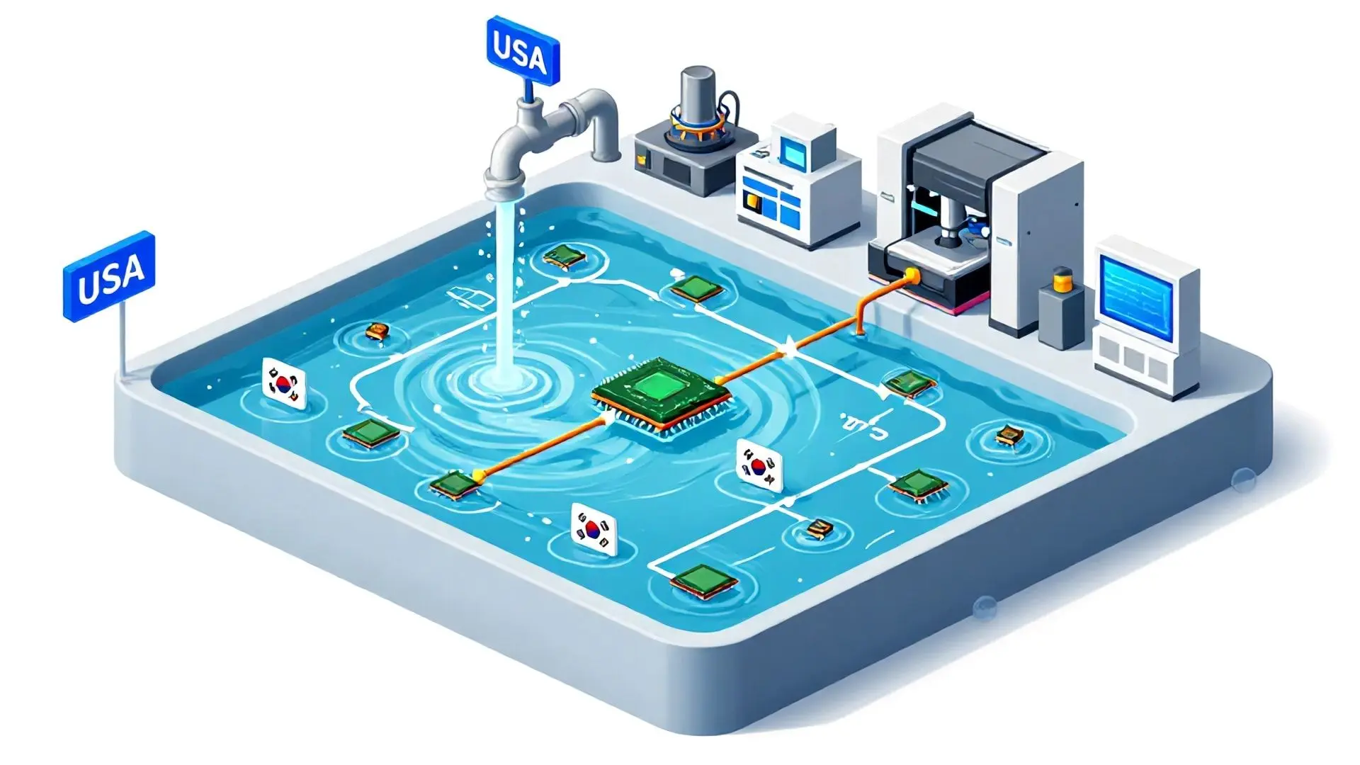 미국 제재가 중국 돈보다 무서운 이유: 반도체 패권과 공급망