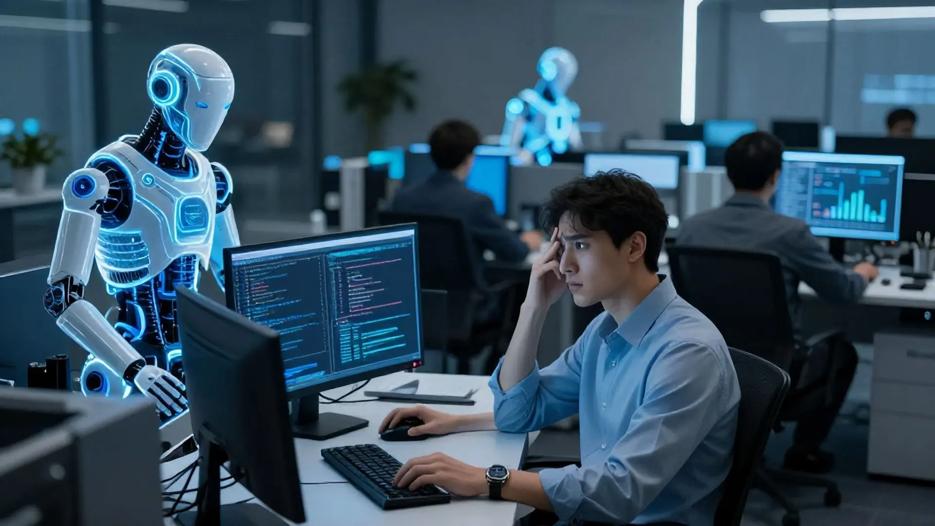 AI, 일자리의 역설: 사라지는 중간 지대