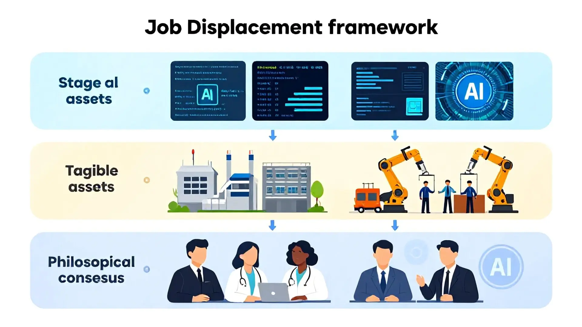 당신의 일자리는 어디에? AI 시대 3단계 대체 프레임워크