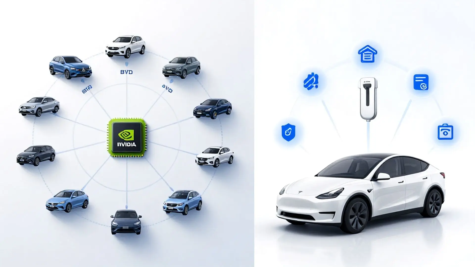 상반된 전략: 수평적 플랫폼 vs. 수직적 계열화