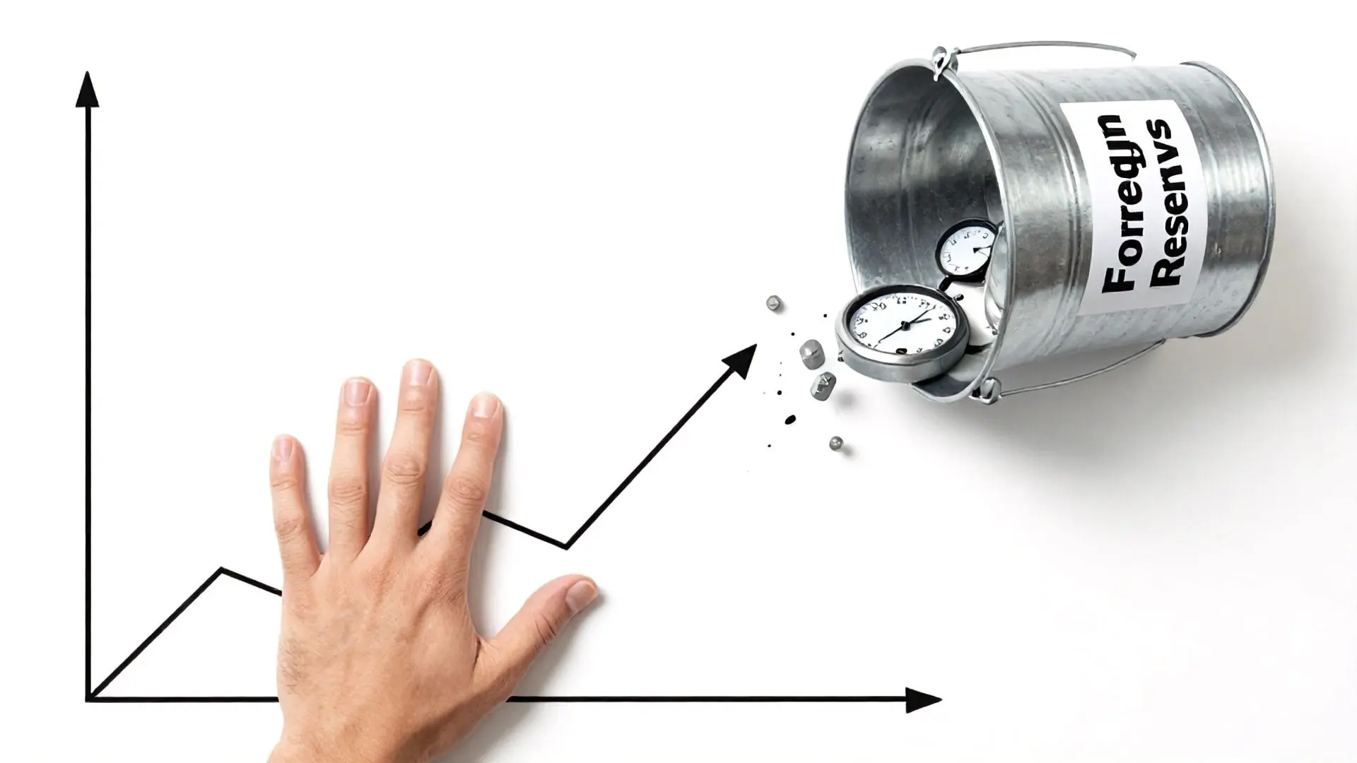 외국인 이탈의 배경: 인위적 환율 방어와 외환보유고 고갈