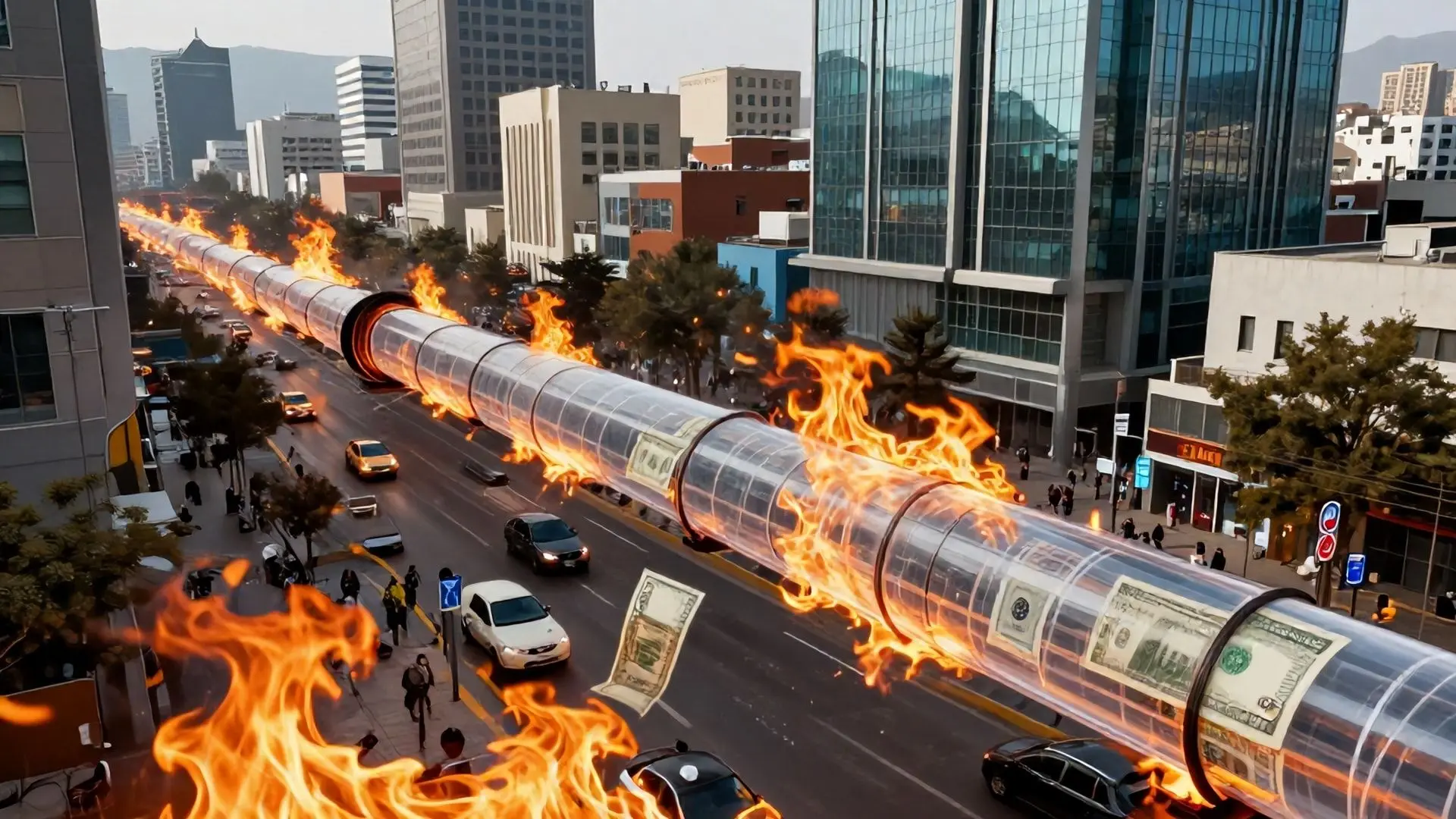 테헤란의 불꽃: 당신의 지갑을 태우는가?