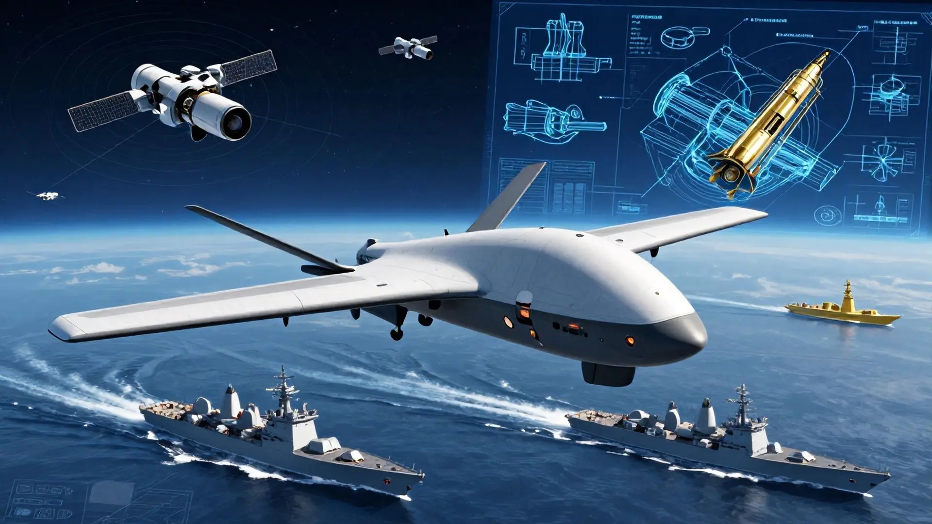 국방비 증액과 '꿈의 군대': 우주, 해군, 드론 산업의 부상