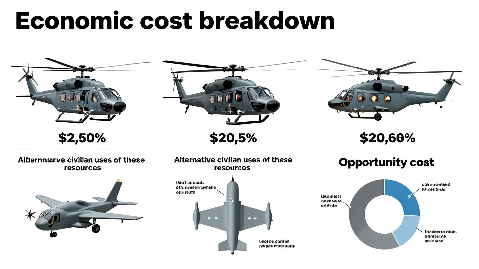 군사 작전의 경제적 비용과 자원 배분