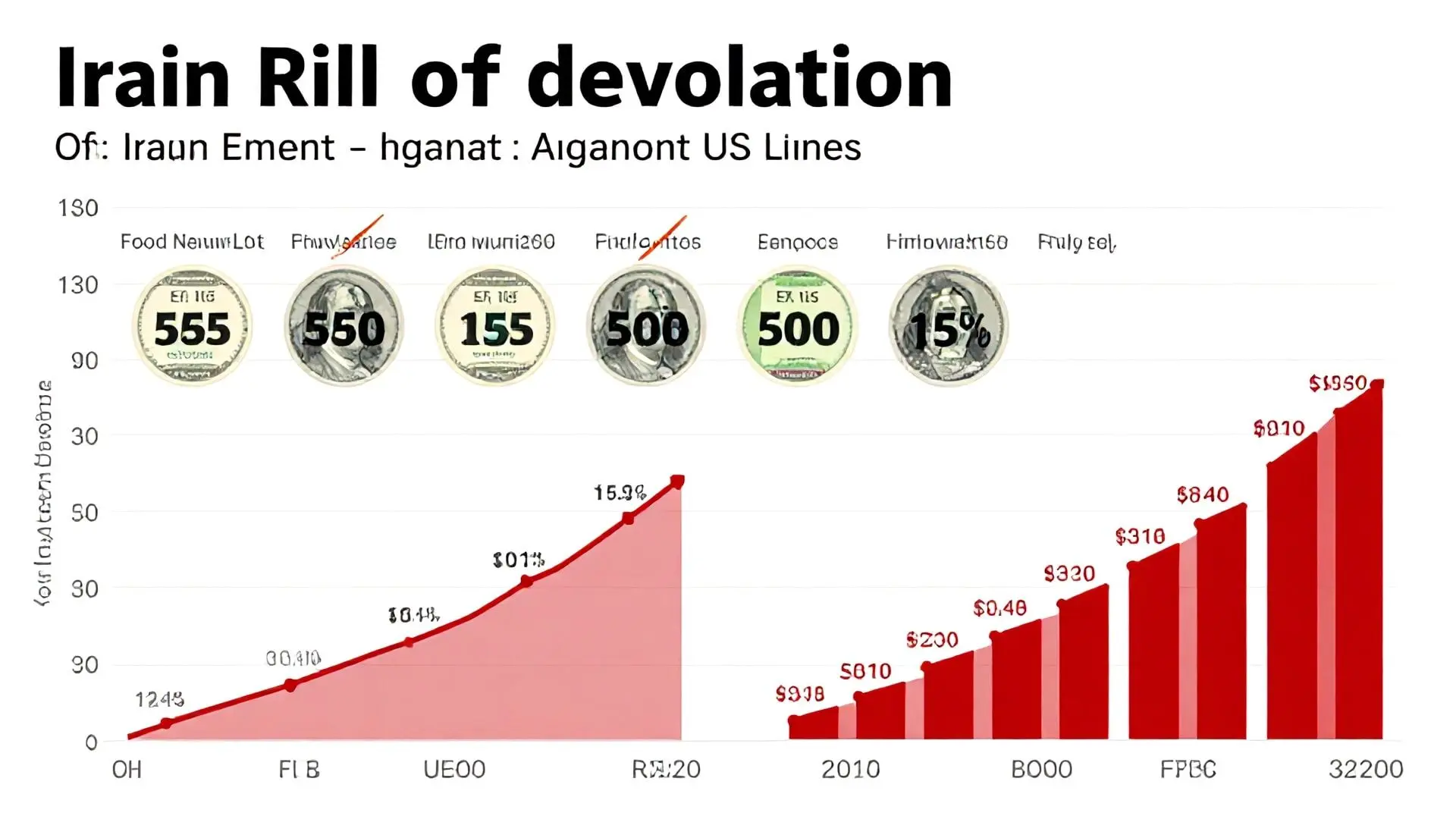 이란 경제 붕괴의 충격적 현황: 숫자로 보는 참혹한 실태