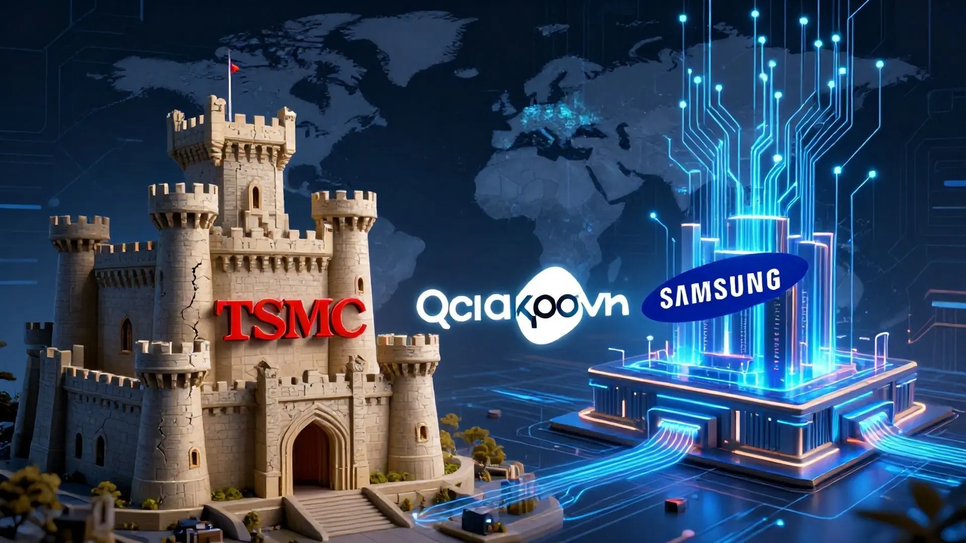 반도체 권력 이동의 서막: 퀄컴, TSMC를 등지고 삼성으로