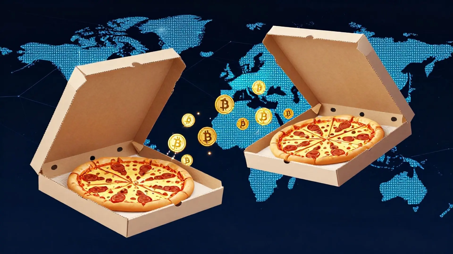 1. 역사상 가장 비싼 피자 배달: 비트코인의 시작