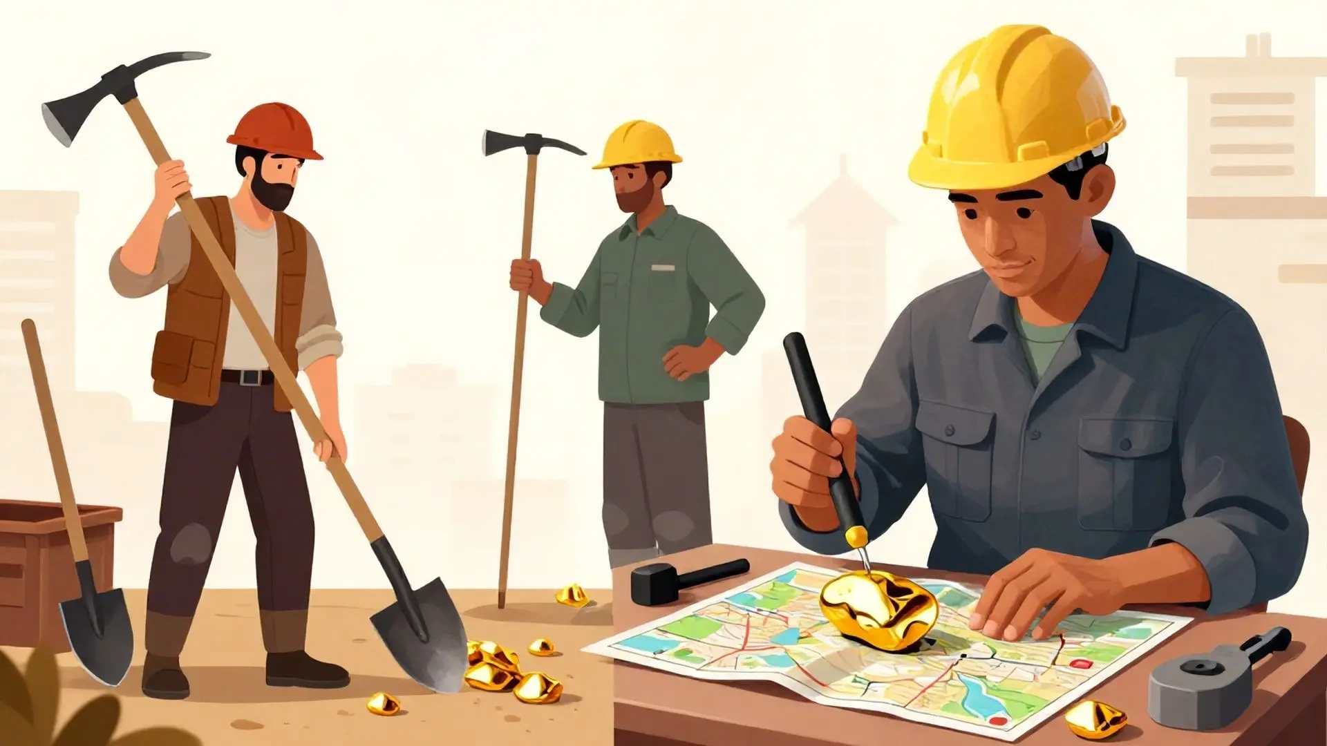 투자 전략의 두 가지 축: AI 인프라의 '삽'과 AI를 활용하는 '금광꾼'