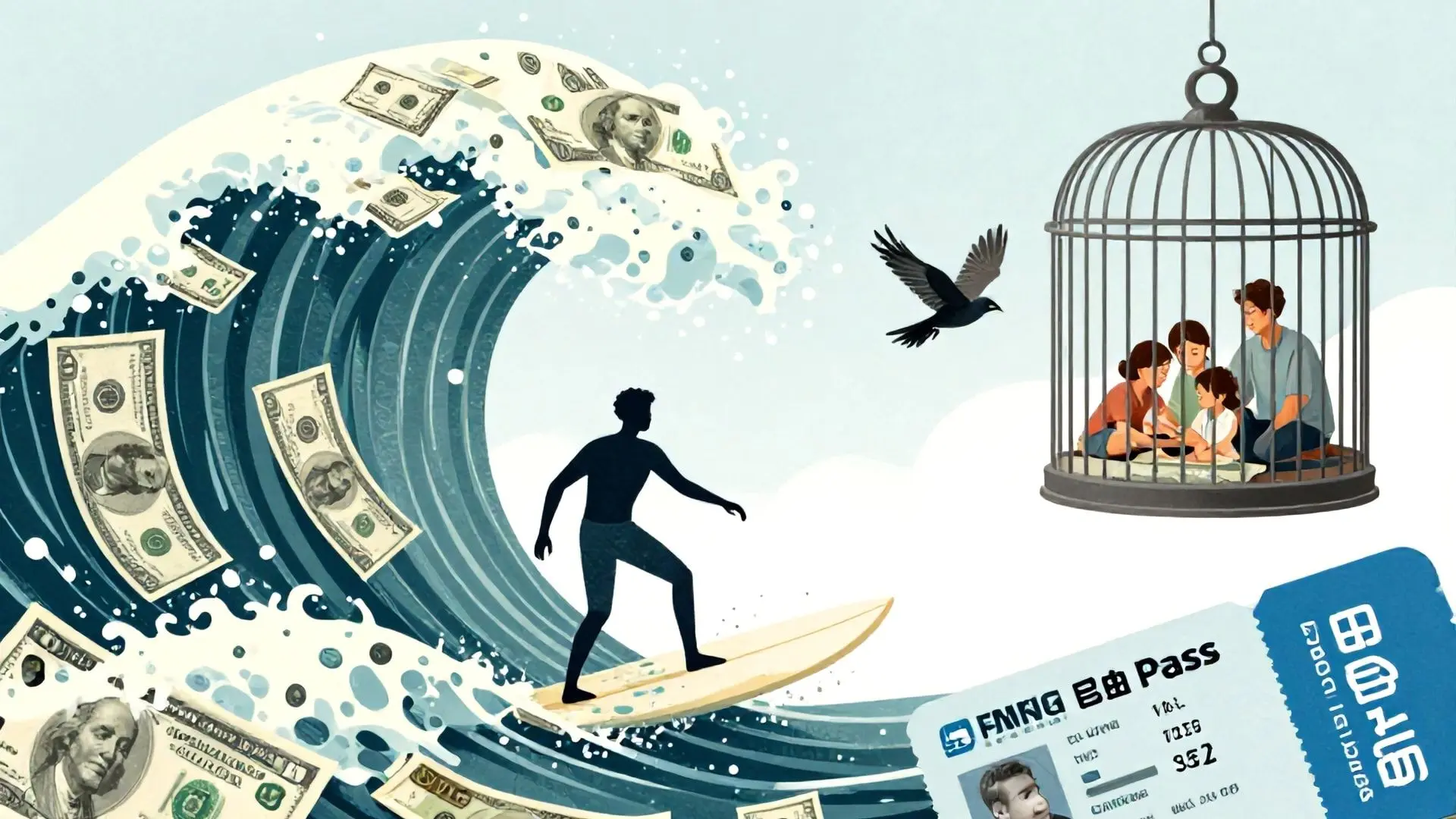 용기를 내어 자본의 파도에 올라타세요: 진짜 자유를 향한 길