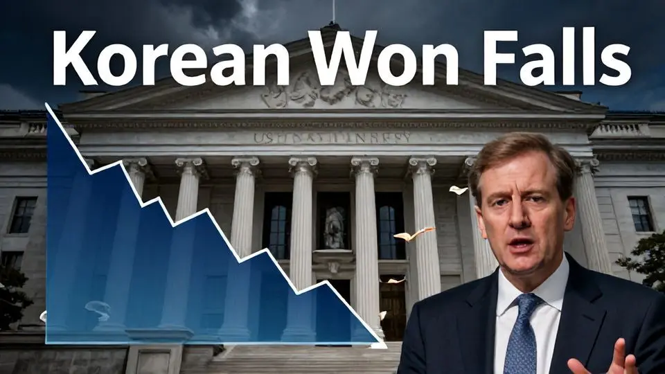 1. 미국 재무장관의 깜짝 발언, 원화 환율을 뒤흔들다