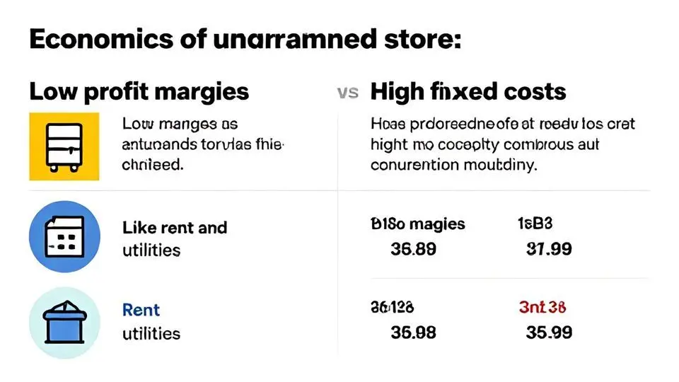 무인점포의 냉혹한 경제학: 고정비와의 끝없는 싸움