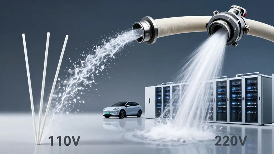 2. 220V의 압도적 효율성: 매년 4조원을 절약하는 에너지 고속도로