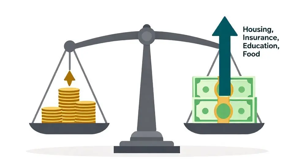 숨만 쉬어도 빠져나가는 고정비의 압박: 월급이 따라잡지 못하는 지출의 벽