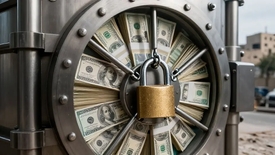 1,200억 달러, 이란 경제의 숨통을 조이다