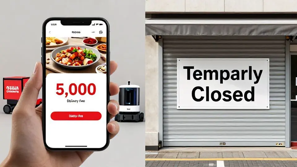 소비자에게 돌아오는 부메랑: 배달료 인상과 서비스 중단