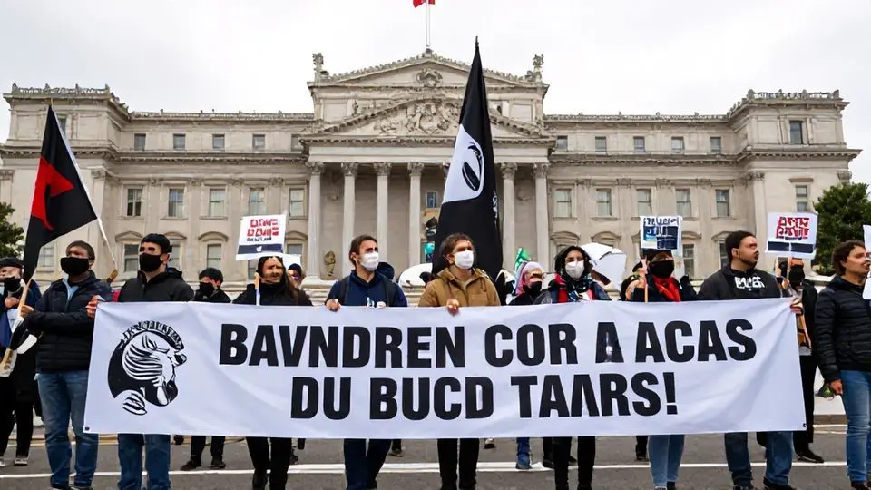 경제 위기, 반정부 시위로 번지다