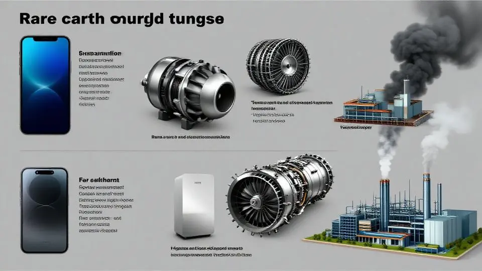 희토류와 텅스텐: 현대 산업의 혈액, 중국의 강력한 무기