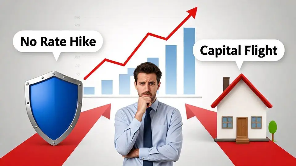 금리 방어 불가: 하락장 포착의 결정적 신호