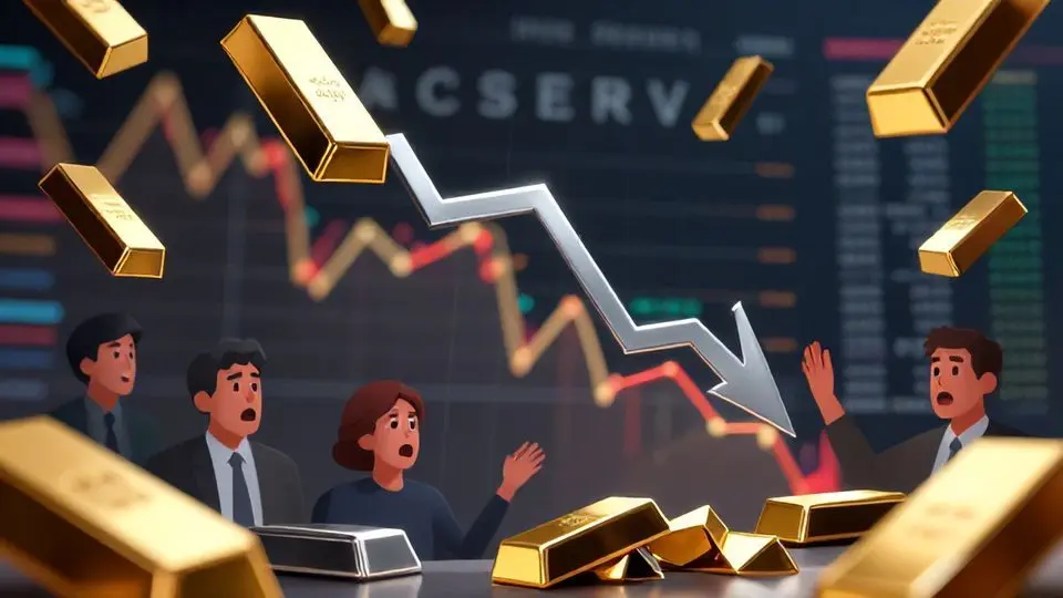 갑작스러운 금값 폭락, 무엇이 문제였나?