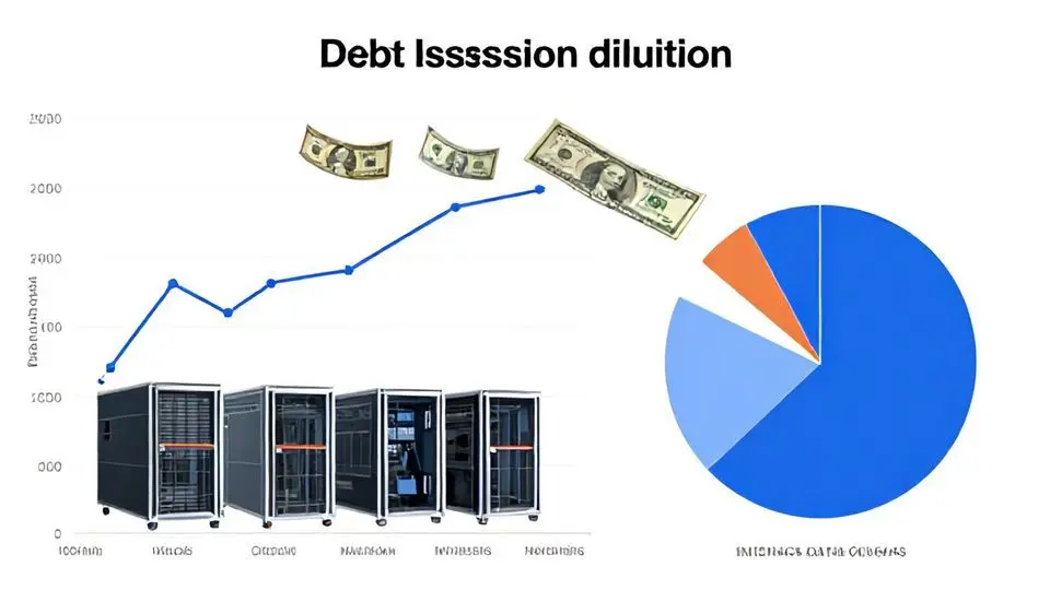 1. 표면적 원인: 천문학적 자금 조달과 주식 희석