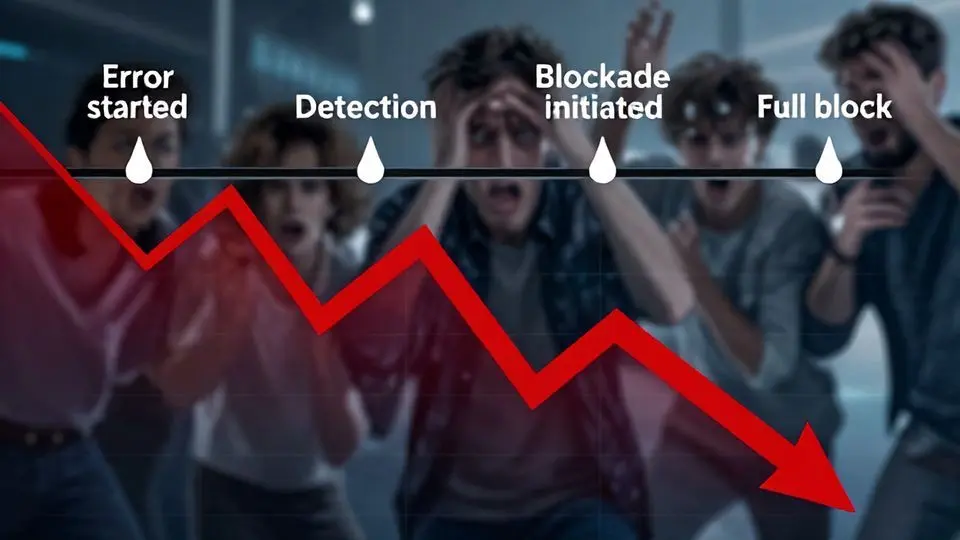 사고 발생 타임라인과 패닉 셀의 여파