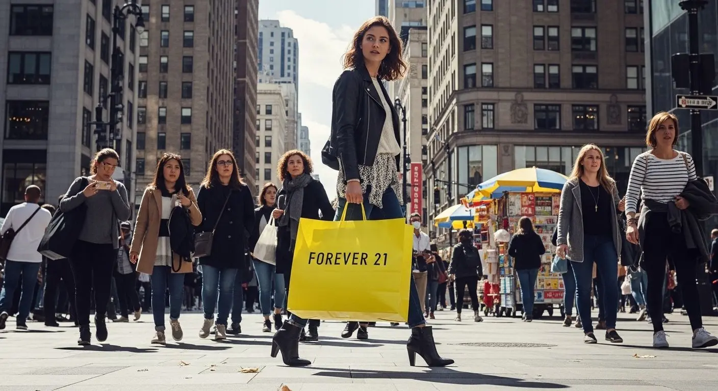 4. 노란 쇼핑백과 초대형 매장: 압도적 쇼핑 경험의 창조