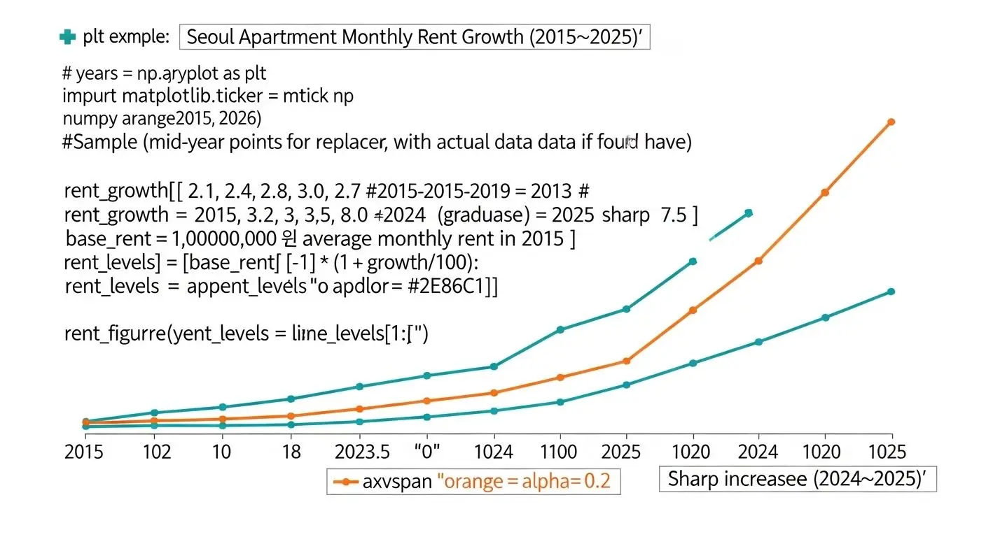 월세 상승의 냉엄한 통계: 이미 시작된 현실