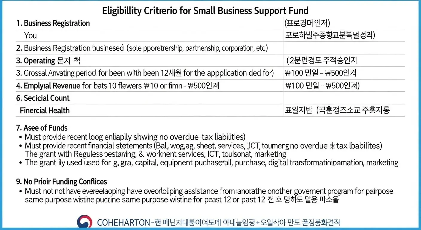 누가 받을 수 있나요? 지원 자격 조건 상세 분석