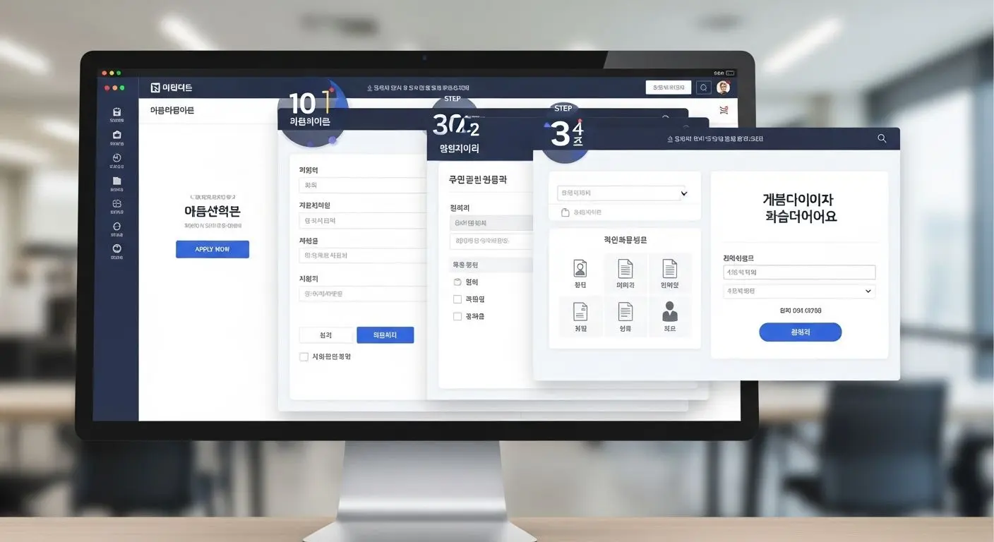 신청 방법 단계별 안내: 온라인 접수가 핵심