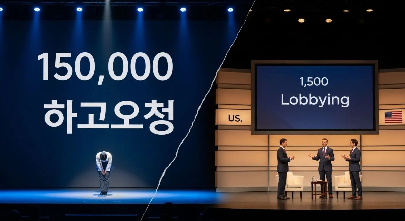 미국 로비: 한국과 다른 목소리