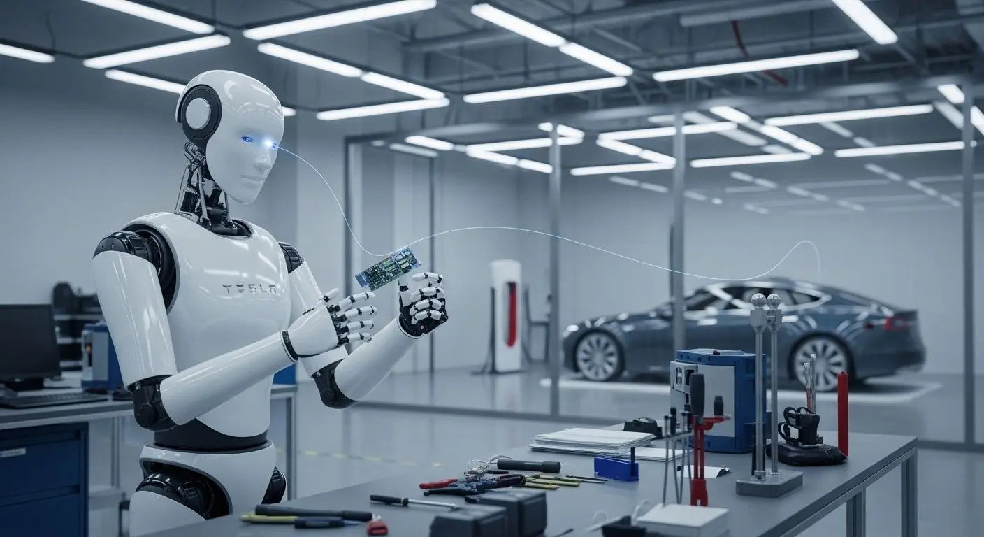 휴머노이드 로봇 옵티머스: 자율주행과 로봇, 두 개의 시장을 동시에 장악하다