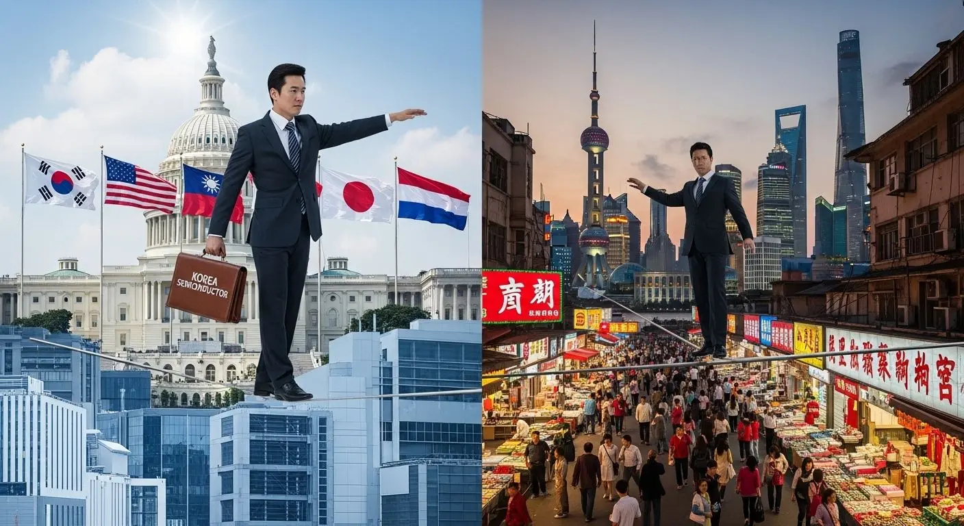 한국의 줄다리기: 미국 동맹과 중국 시장 사이에서 찾은 생존 전략