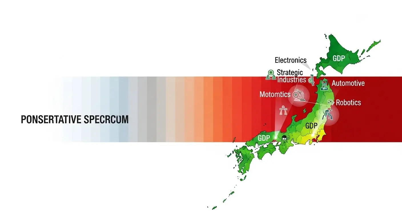 일본 정치 스펙트럼의 변화: '보수' 안에서의 강도 조절