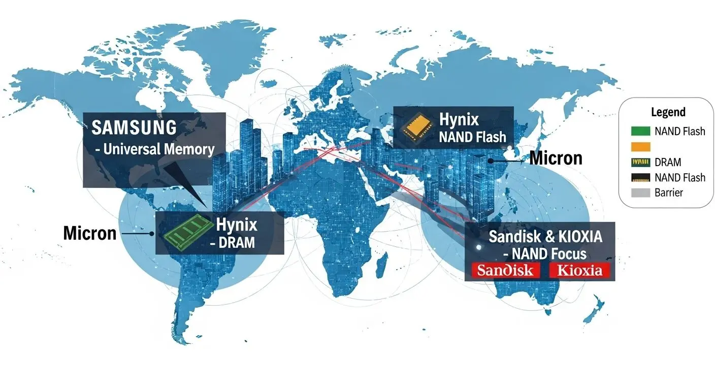 메모리 업체들의 전략적 포지셔닝과 기술적 해자
