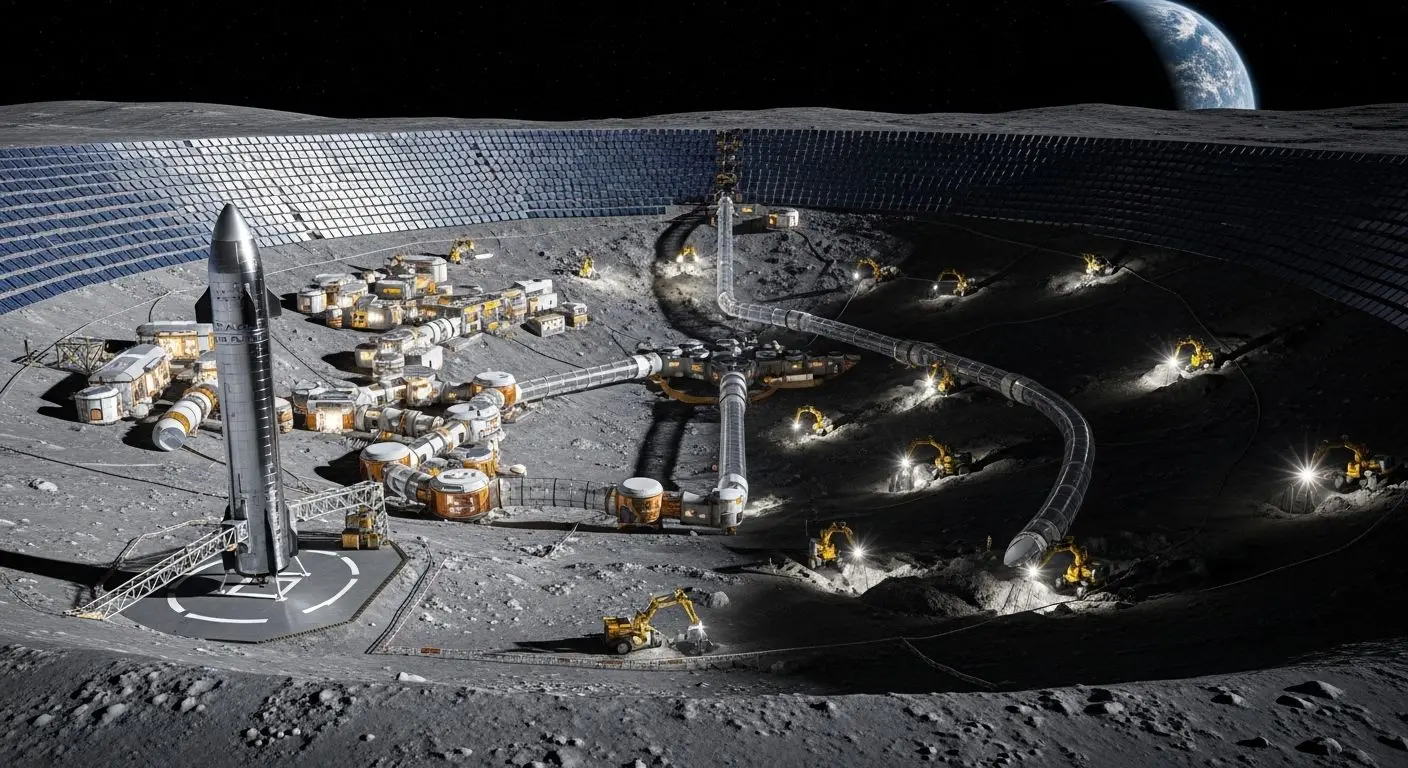 우주 부동산의 핵심, 달 남극의 '명당'