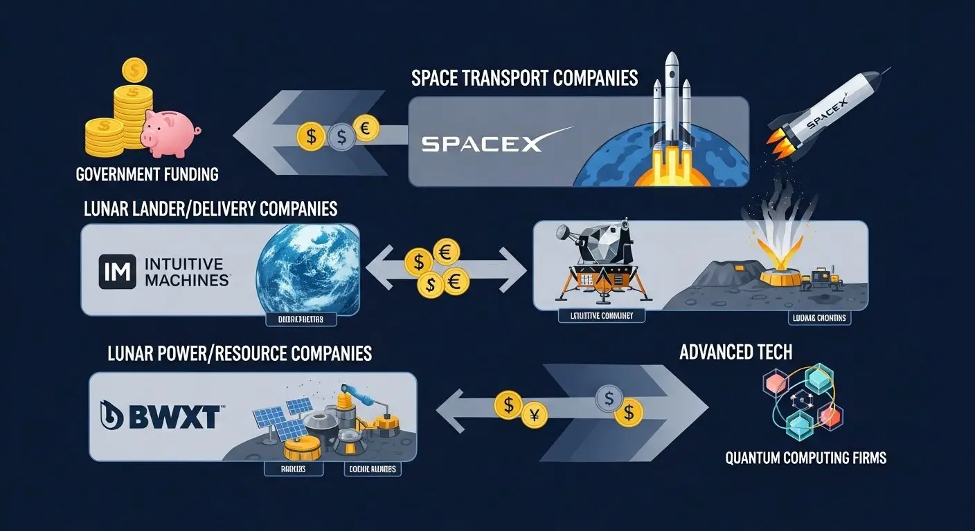 달 경제의 파이프라인: 정부 예산부터 양자 컴퓨터까지