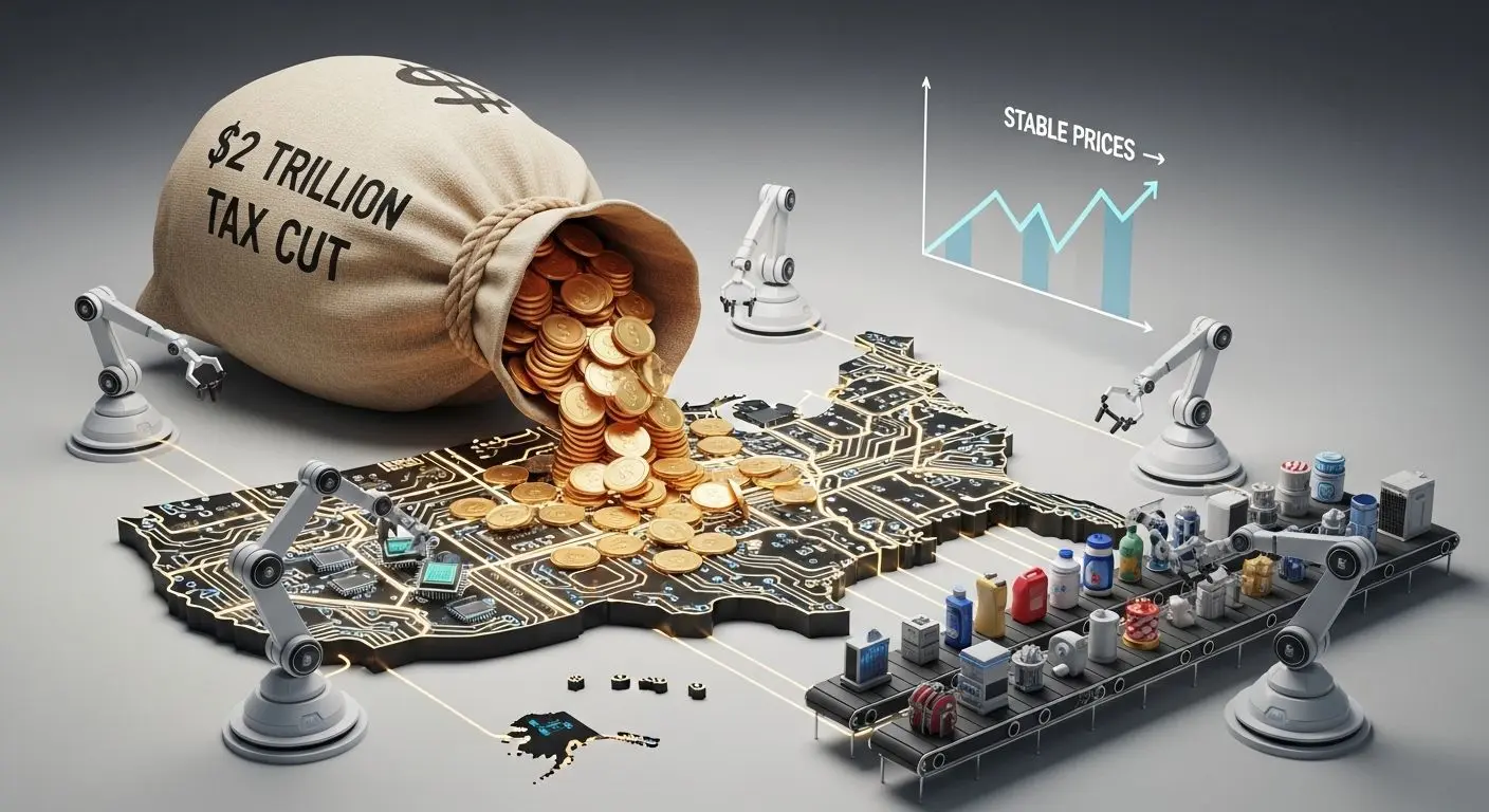 첫 번째 전략: 293조 원 규모 'AI 감세 폭탄', 생산성 논리로 물가 잡는다