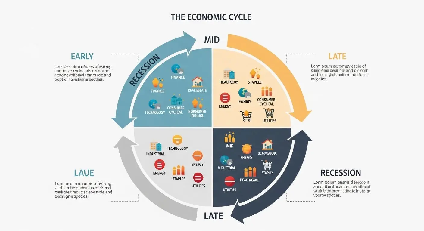 경기 사이클별 강한 섹터 파악하기: 돈의 흐름이 보이는 지도