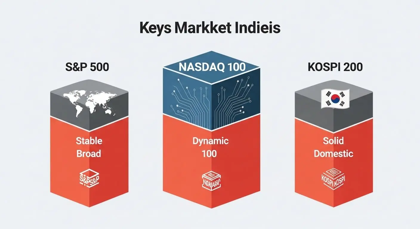 나에게 맞는 지수는? 미국과 한국의 핵심 지수 완전 분석