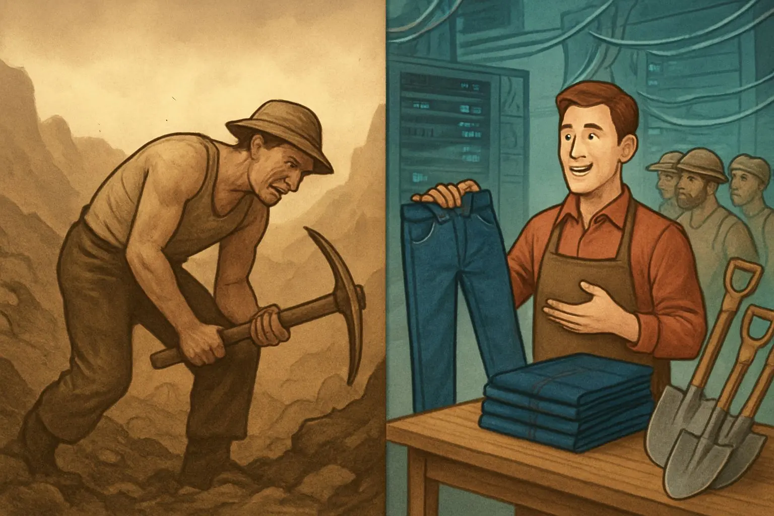 닷컴 버블과 골드러시가 알려주는 진짜 돈의 길