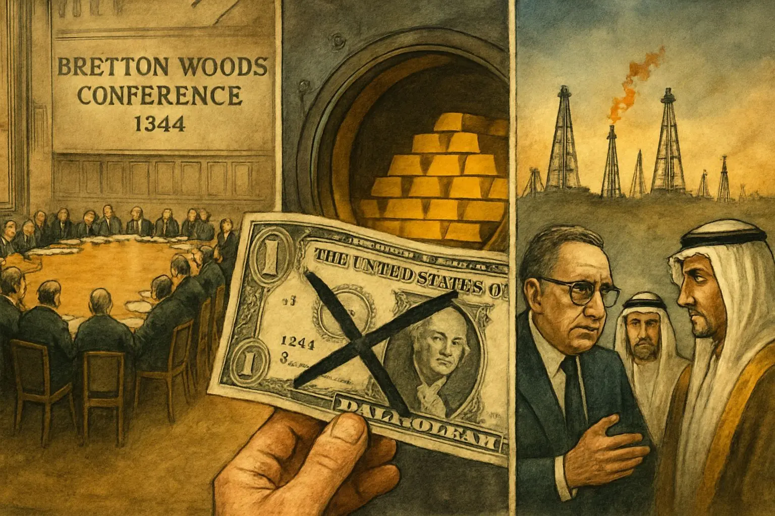 달러 패권의 숨겨진 비밀: 금에서 석유로 이어진 위험한 계약