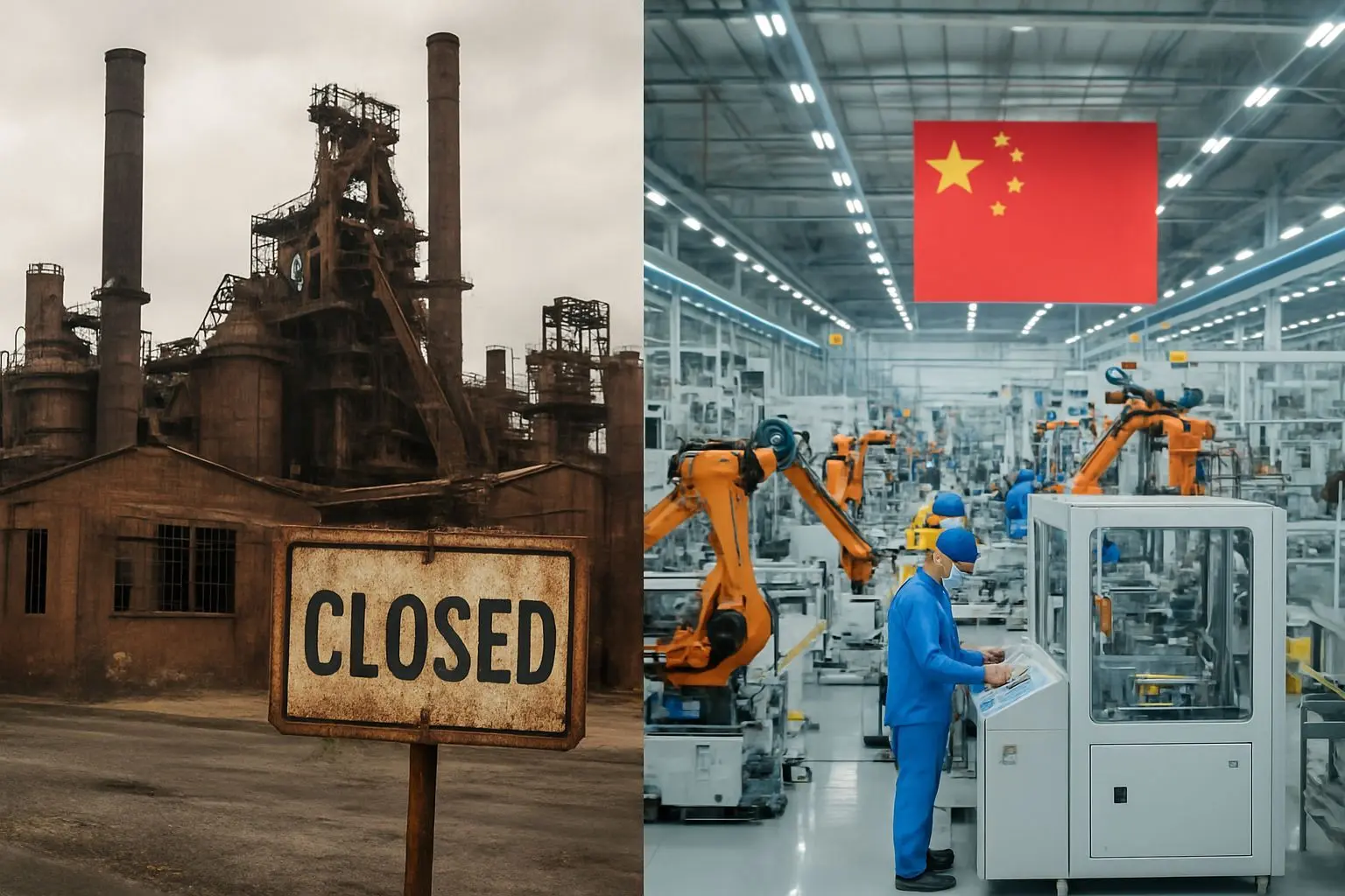 미국이 판을 뒤엎는 이유: 러스트벨트의 분노와 차이나 쇼크