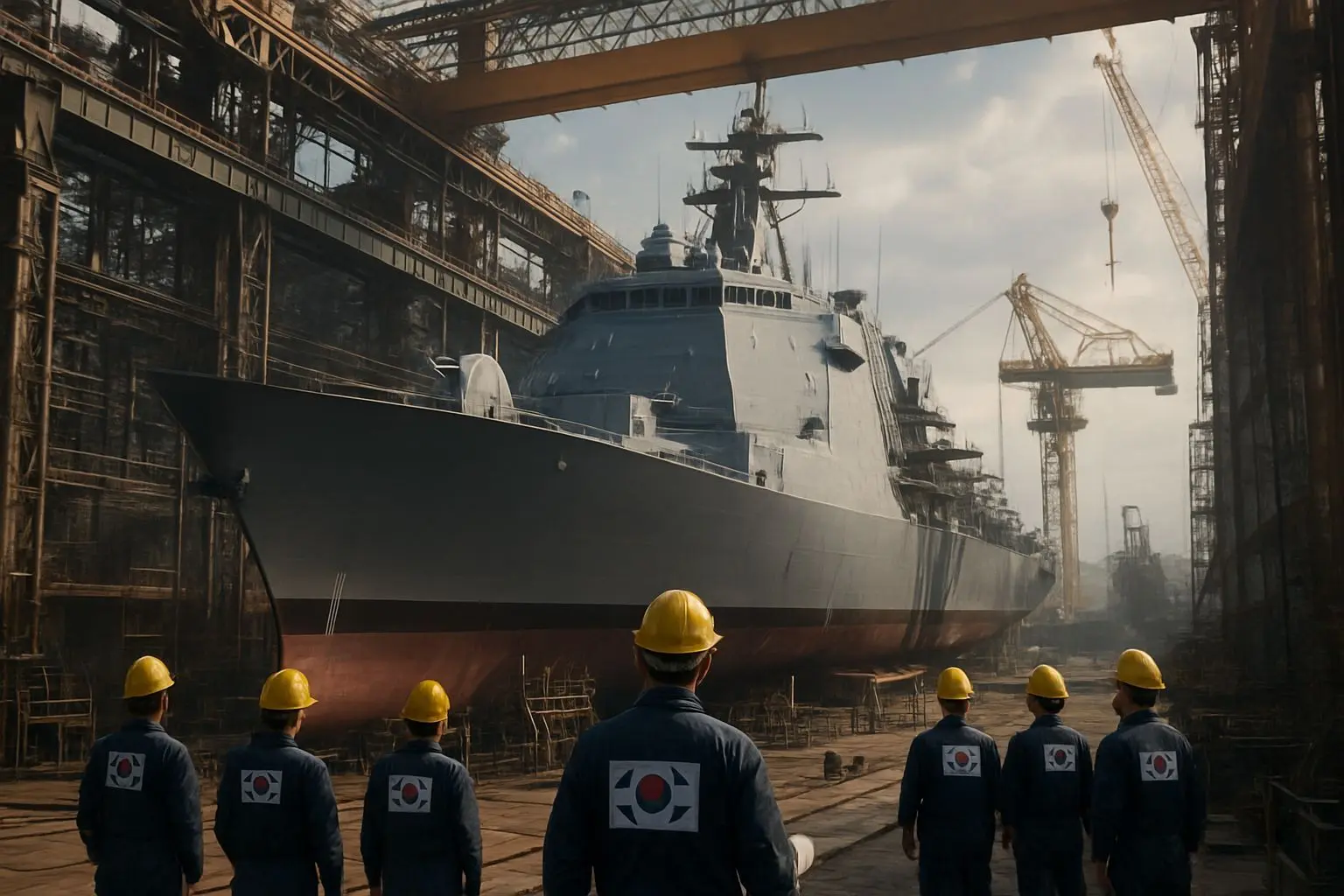 미국 '황금 함대' 건설과 한국 조선업의 역할